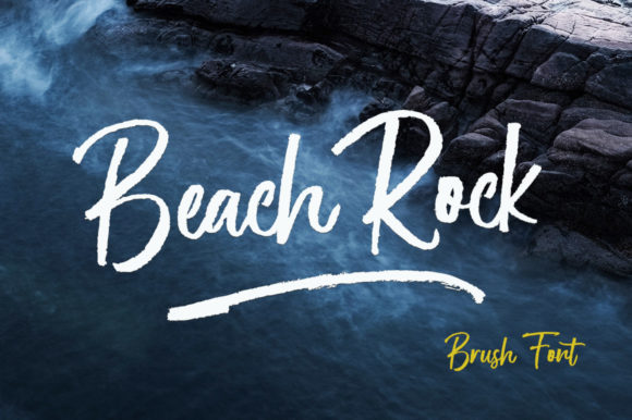 Beach Rock: A Script Font for Authentic Editorial Design