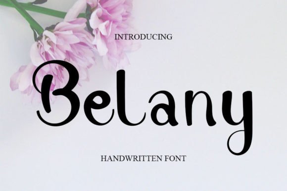 Belany: A Handwritten Font for Editorial Warmth