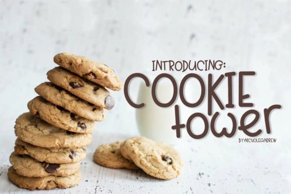 Cookie Tower: A Charming Font for Creative Makers