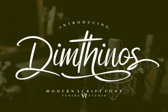 Dimthinos: Elevate Your Web Design with This Elegant Script Font