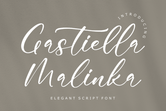 Elevate Your Design with Gastiella Malinka Script Font