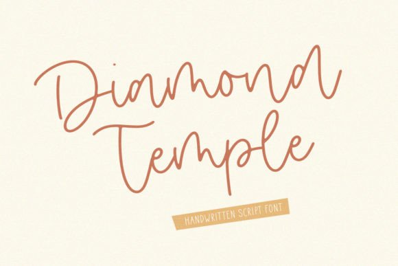 Enhance Your Brand with Diamond Temple Font