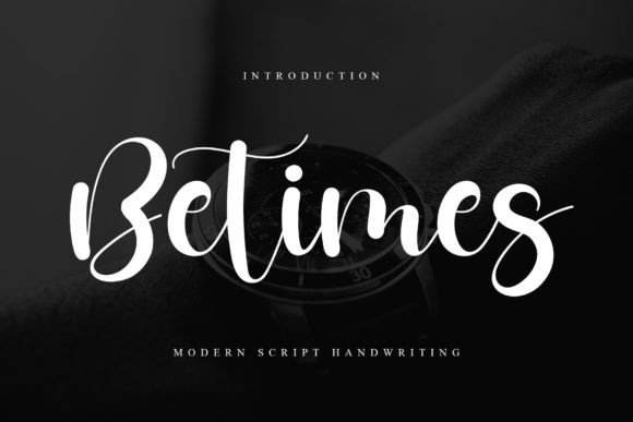 Enhancing Web Design with Betimes: A Versatile Script Font