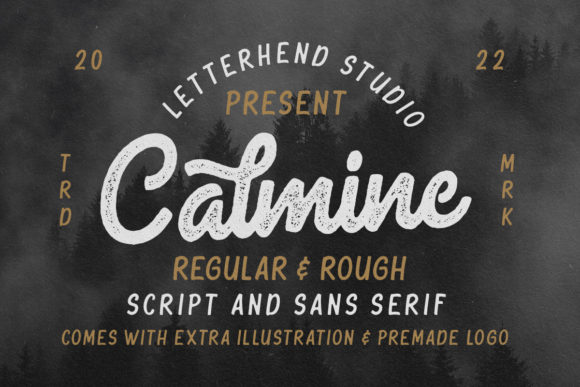 Exploring Calmine Duo: A Vintage Font Pairing for Modern Branding