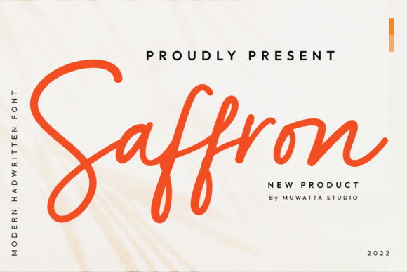 Exploring Saffron: A Font That Builds Bold Brand Identities