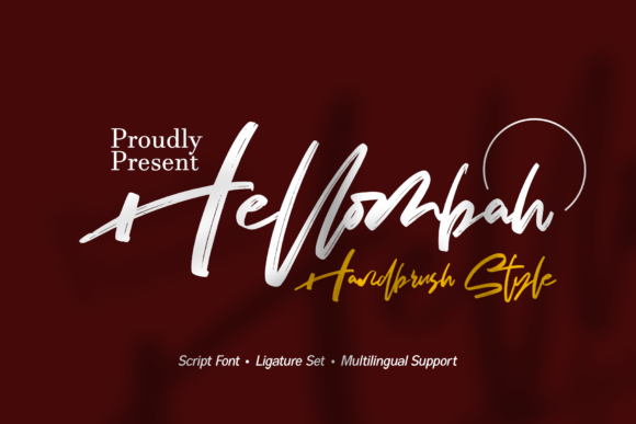 Hellombah: A Script Font for Projects That Need Playful Character