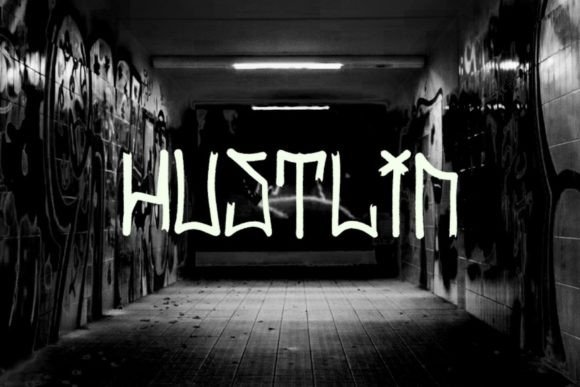 Hustlin: A Script Font Built for Real Branding Momentum