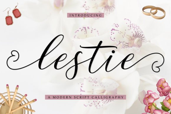 Lestie: A Charming and Elegant Script Font for Designers