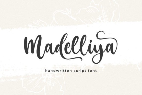 Madelliya, A Festive Script Font for Modern Editorial Design