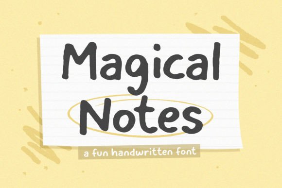 Magicalnotes: A Typeface Designed for Editorial Magic