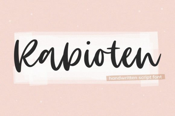 Rabioten: A Charming Script Font for Editorial Elegance