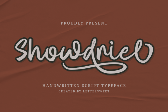 Showdriel: A Romantic Script Font for Elegant Web Design