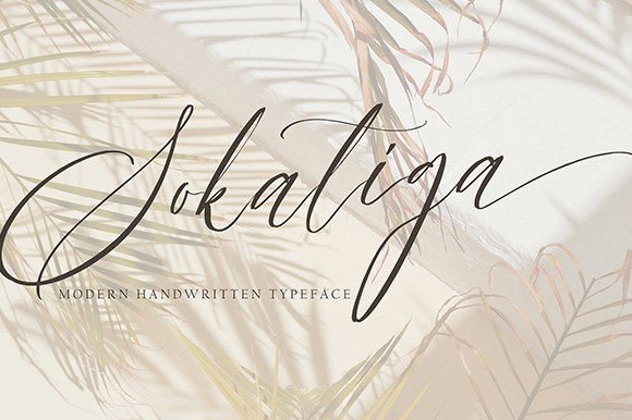 Sokatiga: A Stylish Handwritten Font for Creative Campaigns