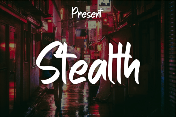 Stealth: A Modern Script Font for Elegant Publishing