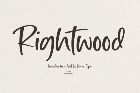 The Rightwood Font: A Craftmaker's Secret for Elegant Designs