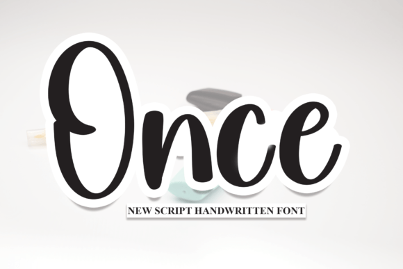 Transform Your Brand with Once: A Premium Script Amp Font
