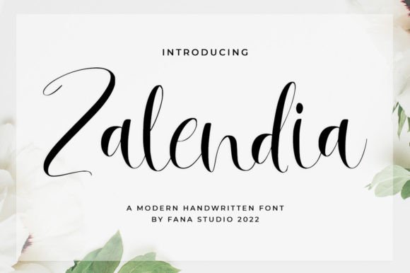 Transform Your Brand with Zalendia: A Sweet and Romantic Font